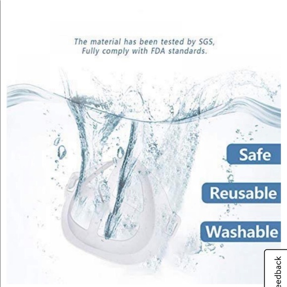 💖 Sale was $26 will go back 🆙 💖 2 Glam Mask 😷 Inserts - Picture 4 of 7